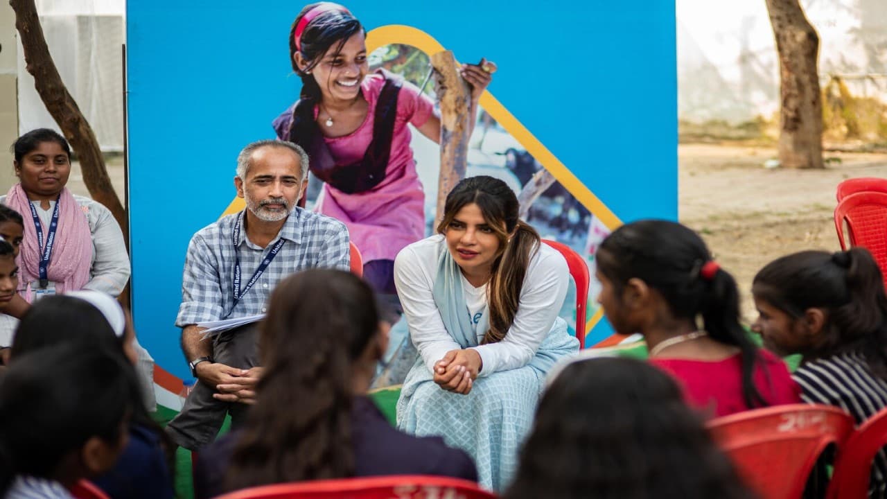प्रियंका चोपड़ा ने महिला एवं बाल स्वास्थ्य, शिक्षा और सुरक्षा पर अधिक निवेश पर जोर दिया