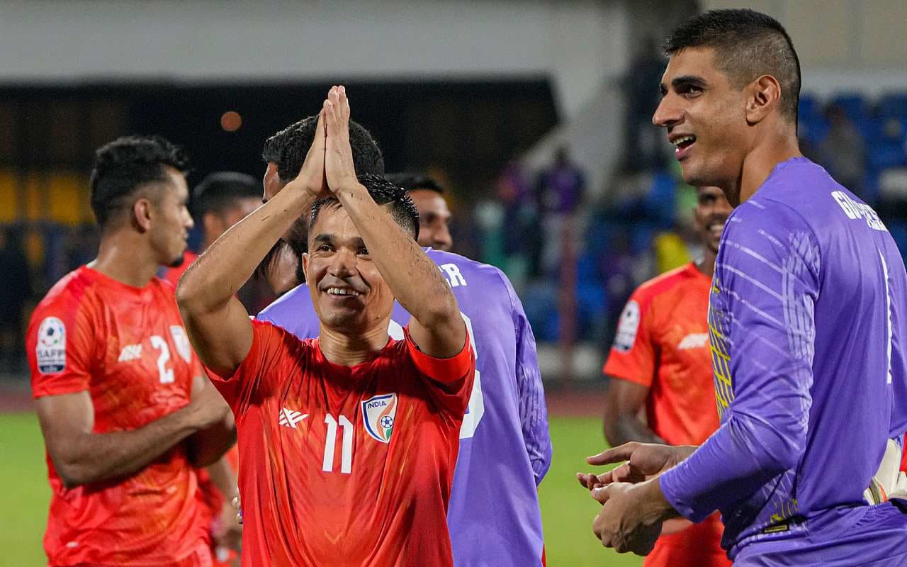 SAFF Championships: नेपाल को 2-0 से हराकर भारत पहुंचा सेमीफाइनल में, सुनील छेत्री ने दागा एक गोल