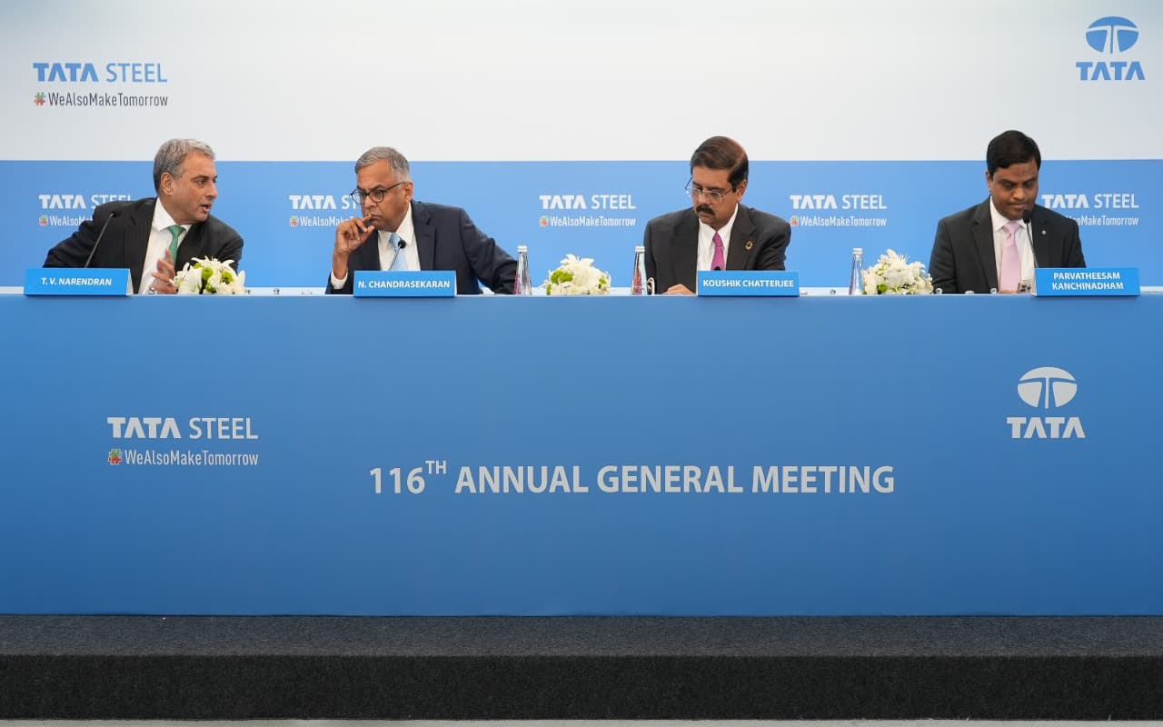 टाटा स्टील की 116वीं AGM में बोले चेयरमैन एन चंद्रशेखरन- कंपनी के लिए भविष्य में हैं कई अवसर