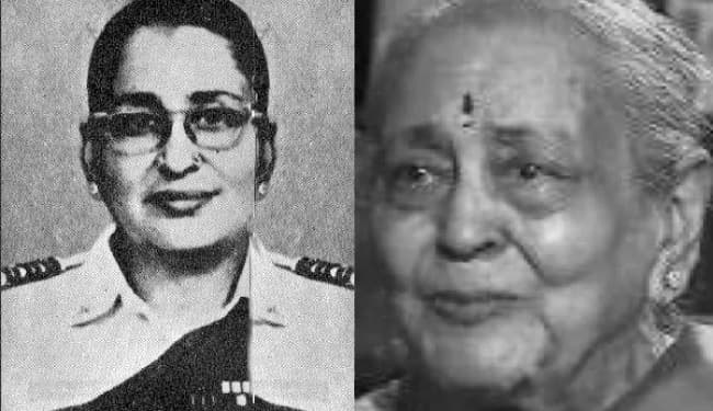 भारतीय वायुसेना की पहली महिला अधिकारी का 96 वर्ष की उम्र में निधन
