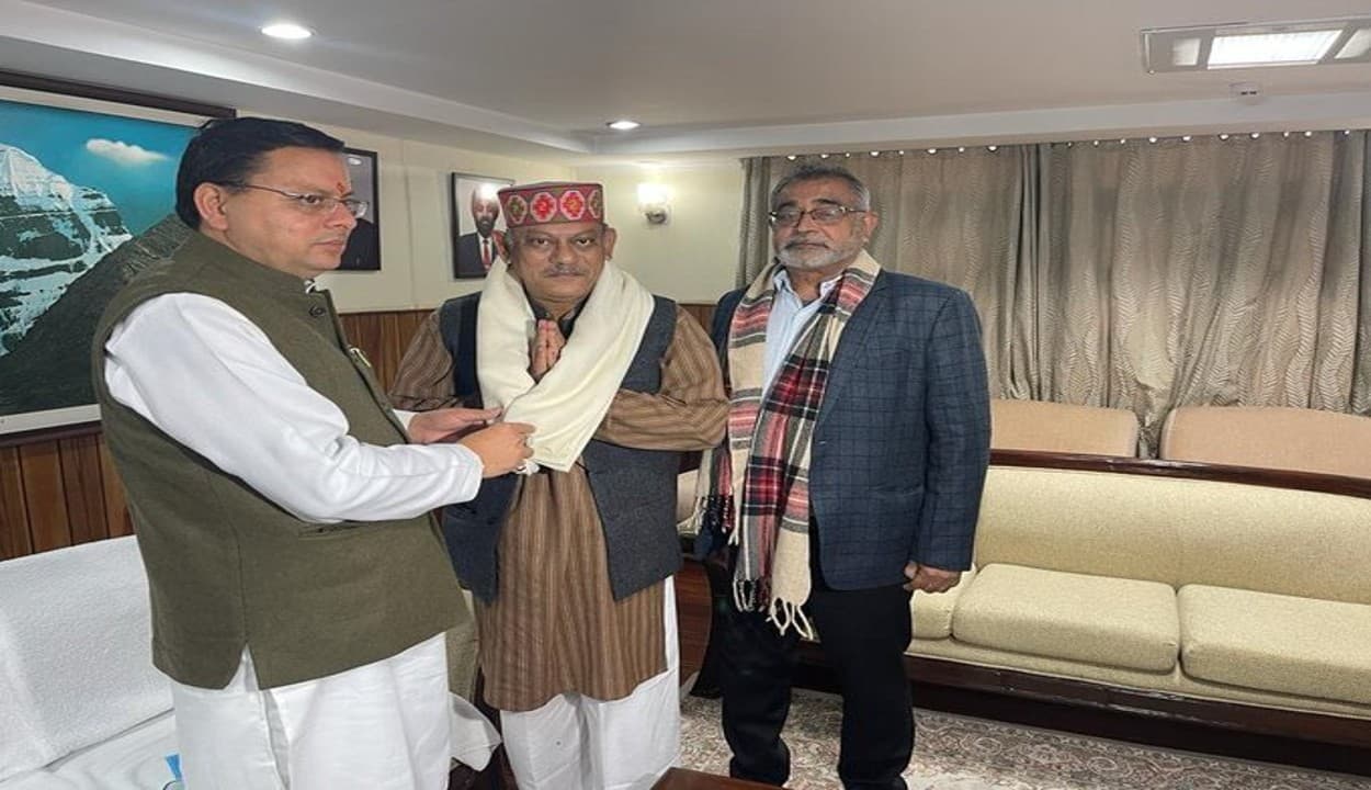 उत्तराखंड में भाजपा के टिकट पर चुनाव लड़ सकते हैं सीडीएस बिपिन रावत के छोटे भाई, सीएम धामी से की मुलाकात
