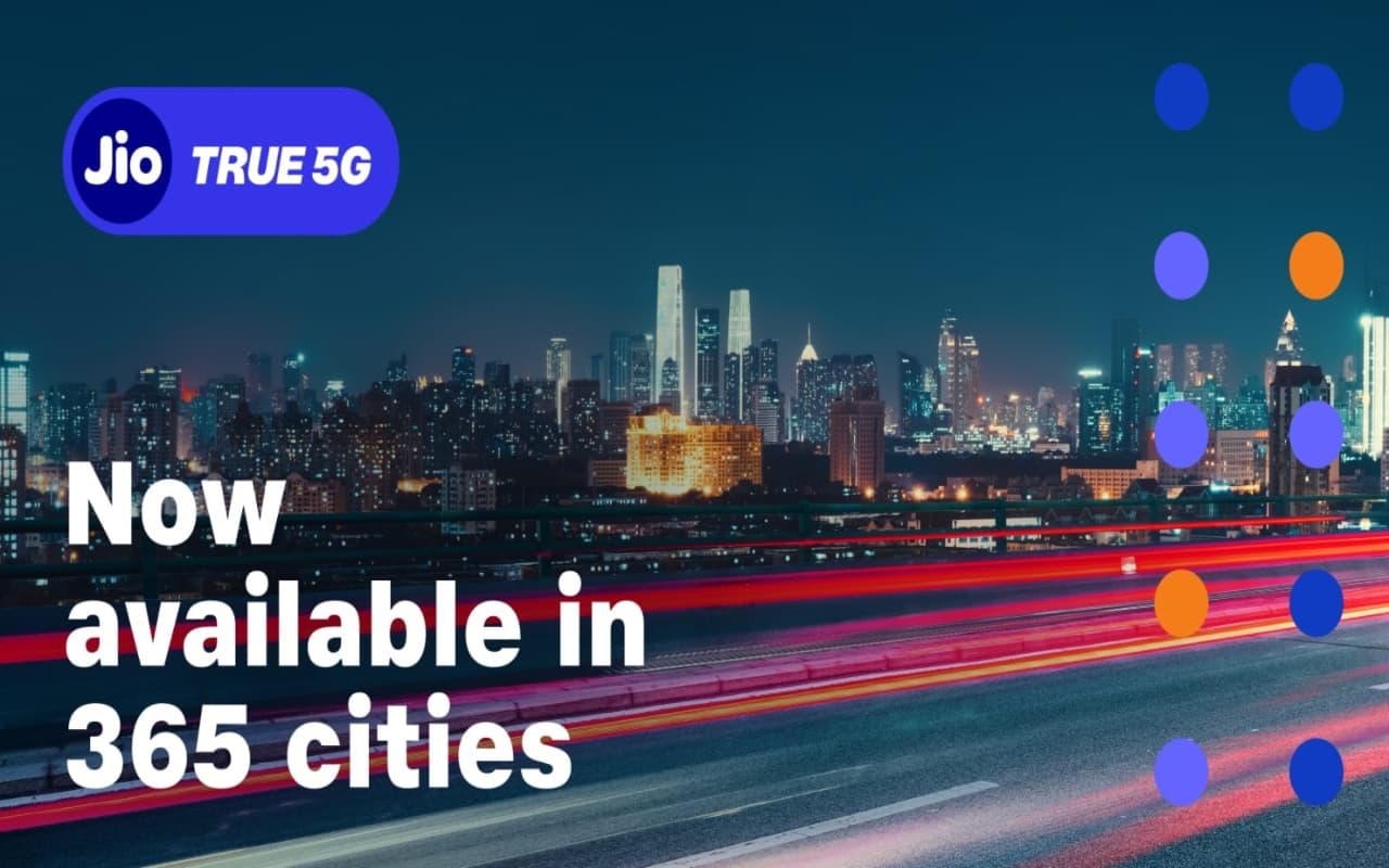 Jio True 5G: 365 शहरों में पहुंचा जियो 5जी, सबसे तेज नेटवर्क से जुड़े 34 नये शहर