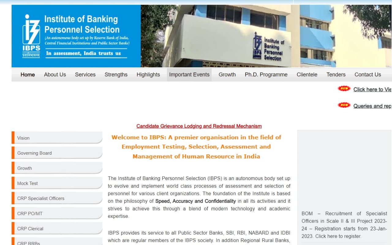 IBPS SO 2023 का रिजल्ट ibps.in पर जारी, उम्मीदवार इस तिथि से पहले देखें परिणाम IBPS SO 2023 का रिजल्ट ibps.in पर जारी, उम्मीदवार इस तिथि से पहले देखें परिणाम