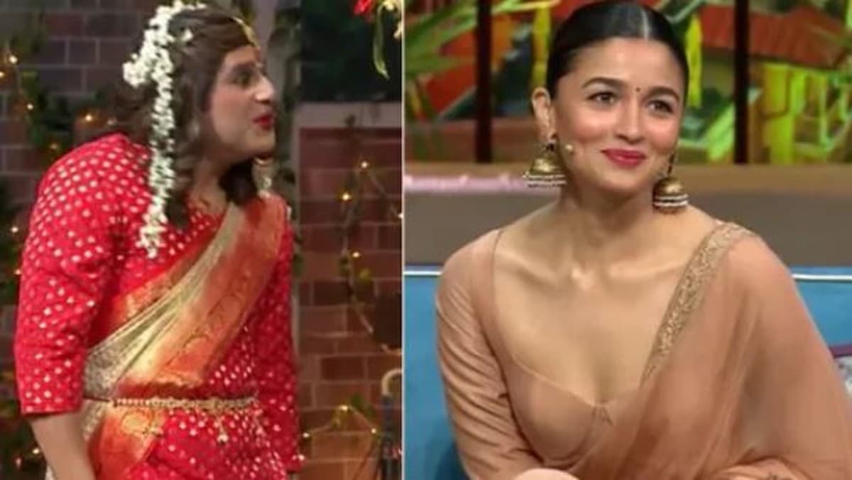 TKSS: रणबीर कपूर का नाम सुनते ही शर्म से लाल हुईं आलिया भट्ट, कृष्णा ने पूछा - कब आ रही है Kapoor And Bahus