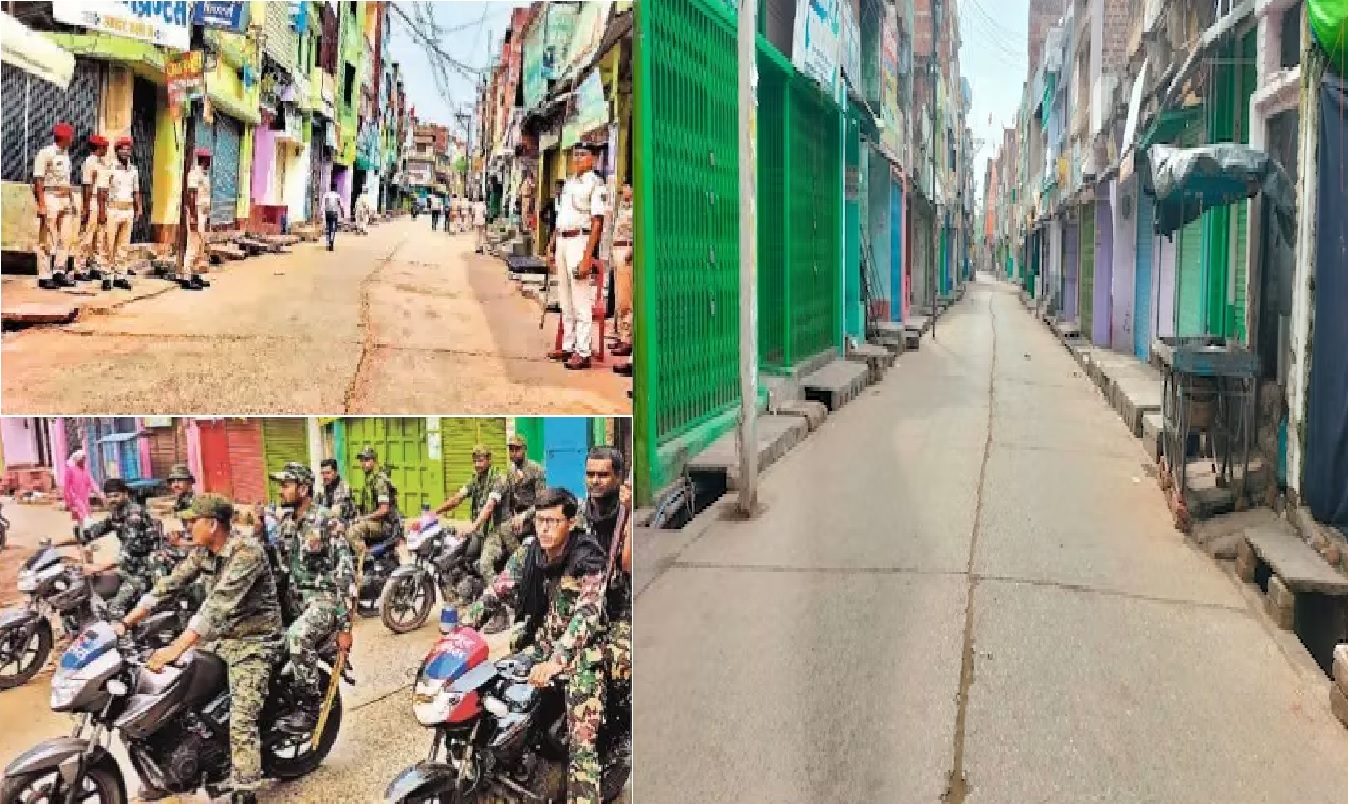 कैमूर में हुए उपद्रव के बाद धारा 144 अब भी लागू, 50 नामज़द समेत 500 लोगों पर FIR, इंटरनेट सेवा भी बंद