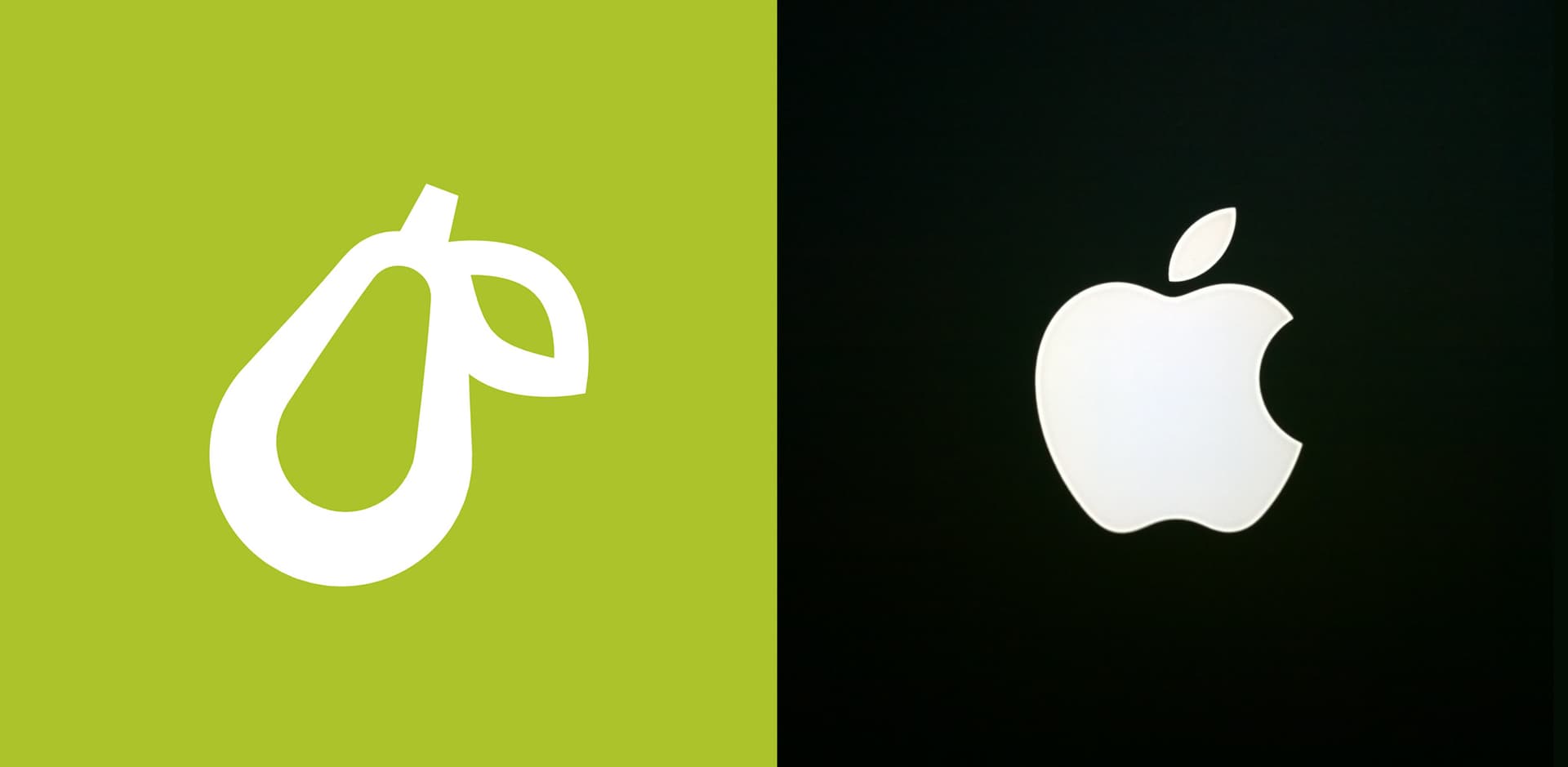 App ने नाशपाती को लोगो बनाया, तो चिढ़ गया Apple