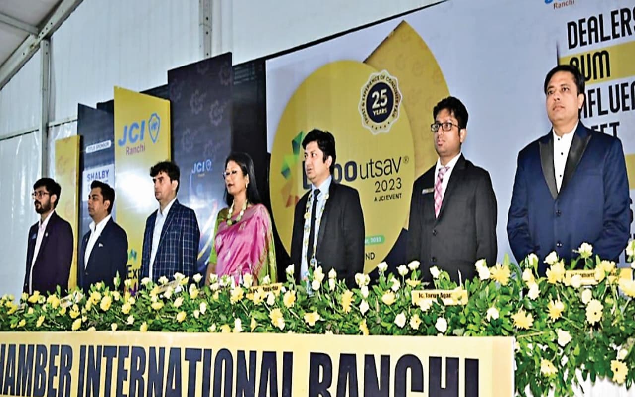 Expo Utsav 2023: 12 अक्टूबर से रांची में ट्रेड फेयर एक्सपो उत्सव का आगाज, लगाये जायेंगे 300 से अधिक स्टॉल Expo Utsav 2023: 12 अक्टूबर से रांची में ट्रेड फेयर एक्सपो उत्सव का आगाज, लगाये जायेंगे 300 से अधिक स्टॉल