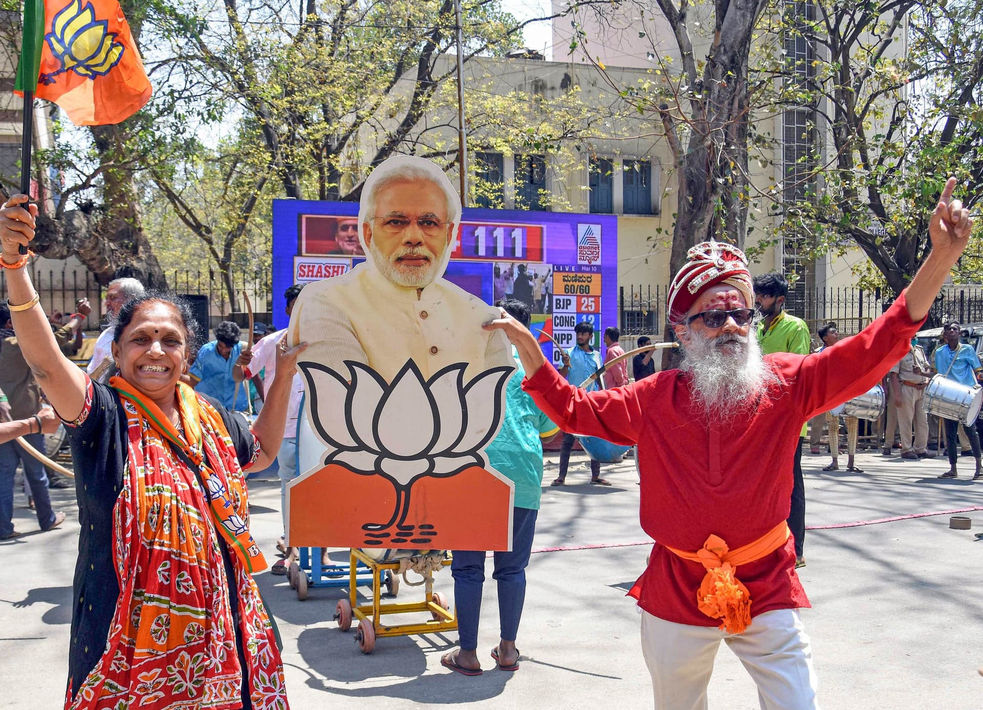 Goa Election Result 2022: बहुमत का आंकड़ा 21 भाजपा को 20 सीटें, तीन निर्दलीयों का समर्थन