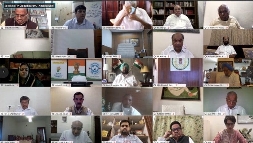 CWC Meeting Updates : गुलाम नबी आजाद के आवास पर मनीष तिवारी, शशि थरूर और सिब्बल की बैठक