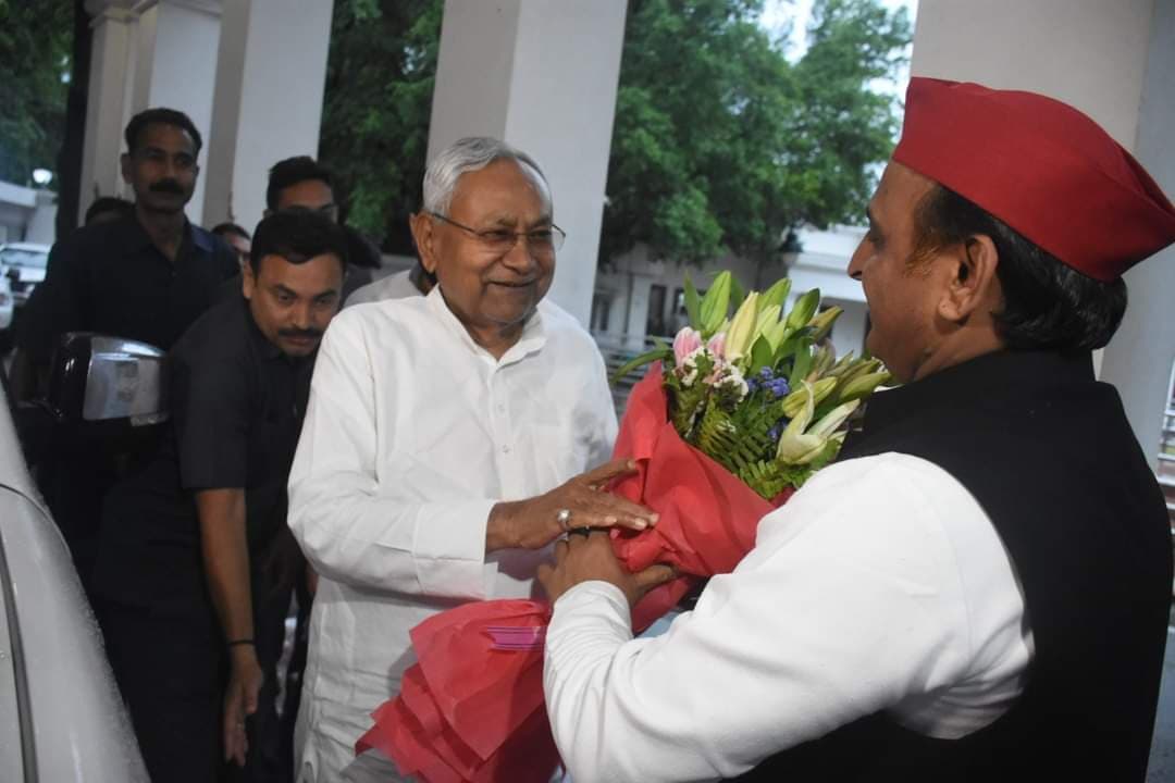 भाजपा हटे, देश बचे…नीतीश कुमार से मुलाकात के बाद बोले अखिलेश यादव- हम साथ हैं