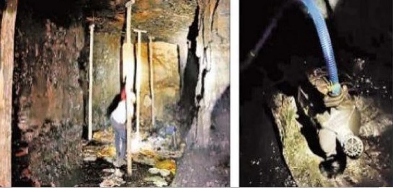 अवैध खदान धंसने का मामला: लंबे समय से हो रही थी कोयले की कटाई, तस्वीरें बयां कर रही सारी सच्चाई