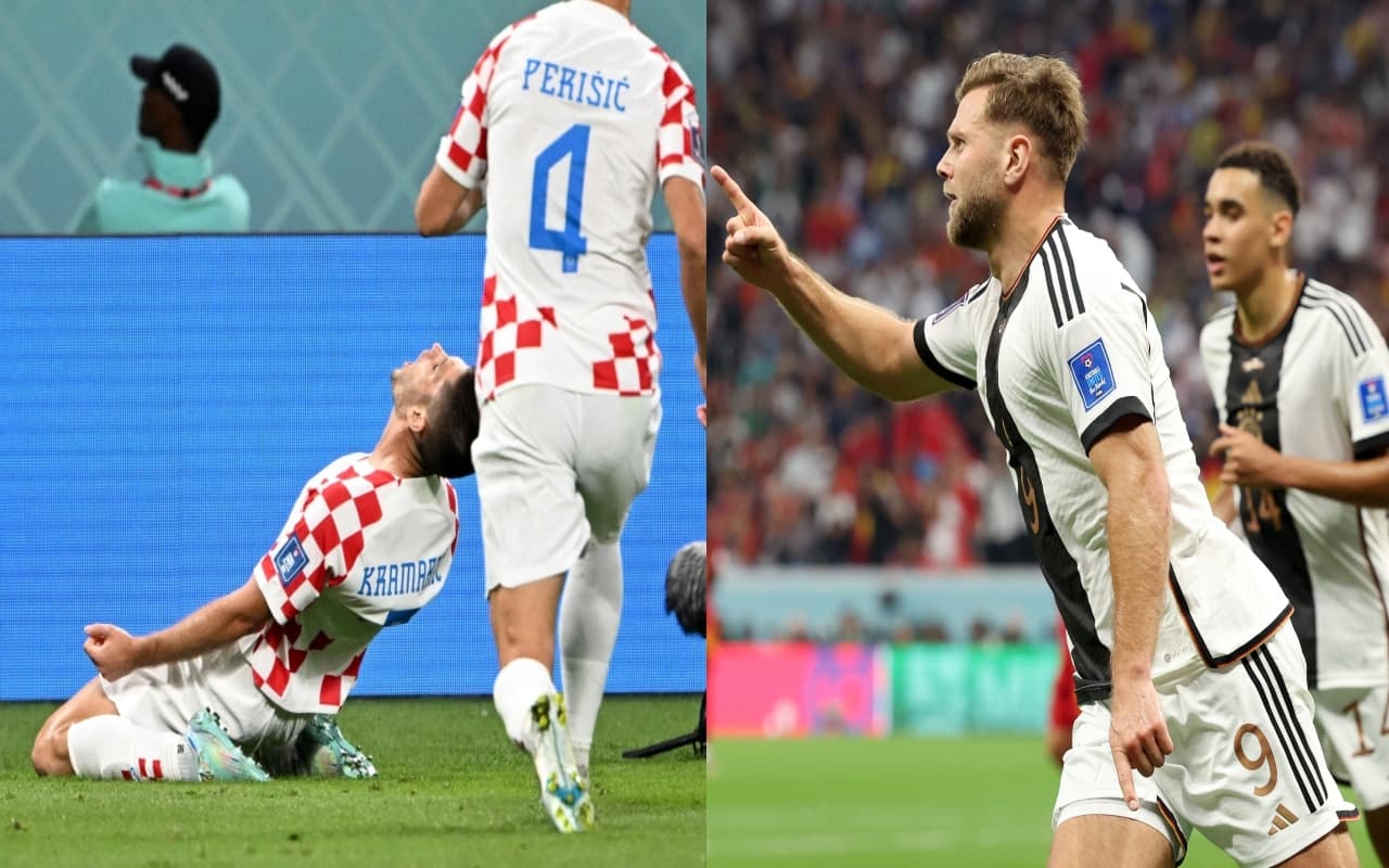 FIFA World Cup 2022: क्रोएशिया ने कनाडा को 4-1 से हराकर किया बाहर, स्पेन और जर्मनी के बीच मैच ड्रा FIFA World Cup 2022: क्रोएशिया ने कनाडा को 4-1 से हराकर किया बाहर, स्पेन और जर्मनी के बीच मैच ड्रा