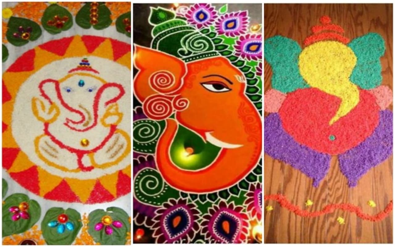 Ganesh Chaturthi Rangoli Designs: इस गणेशोत्सव बनाएं ये आसान व आकर्षक रंगोली डिजाइन, उत्सव की बढ़ जाएगी शोभा