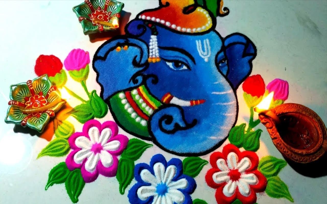 Latest Rangoli Design: गणेश चतुर्थी पर गणपति आएंगे आपके द्वार, स्वागत के लिए बनाएं ये खूबसूरत रंगोली