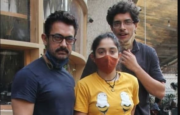आमिर खान के बेटे जुनैद ने शुरू की डेब्यू फिल्म की शूटिंग, लेकिन इस बात से बेहद गुस्सा हैं बहन इरा खान