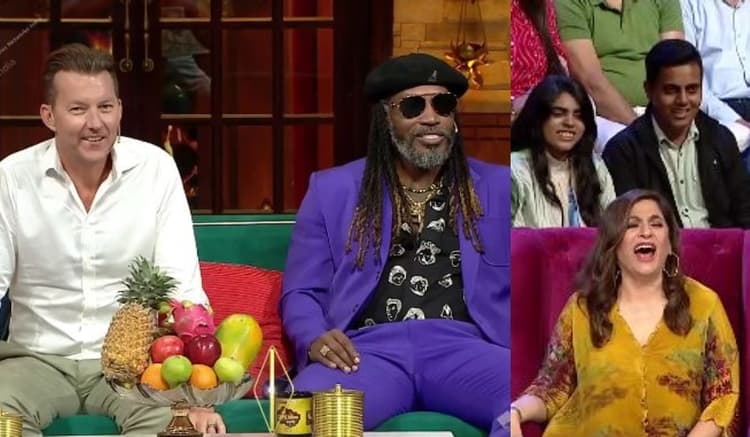 कपिल शर्मा ने ब्रेट ली-क्रिस गेल से नवजोत सिंह सिद्धू को लेकर किया ऐसा मजाक, कुर्सी छोड़ भागी अर्चना पूरन सिंह