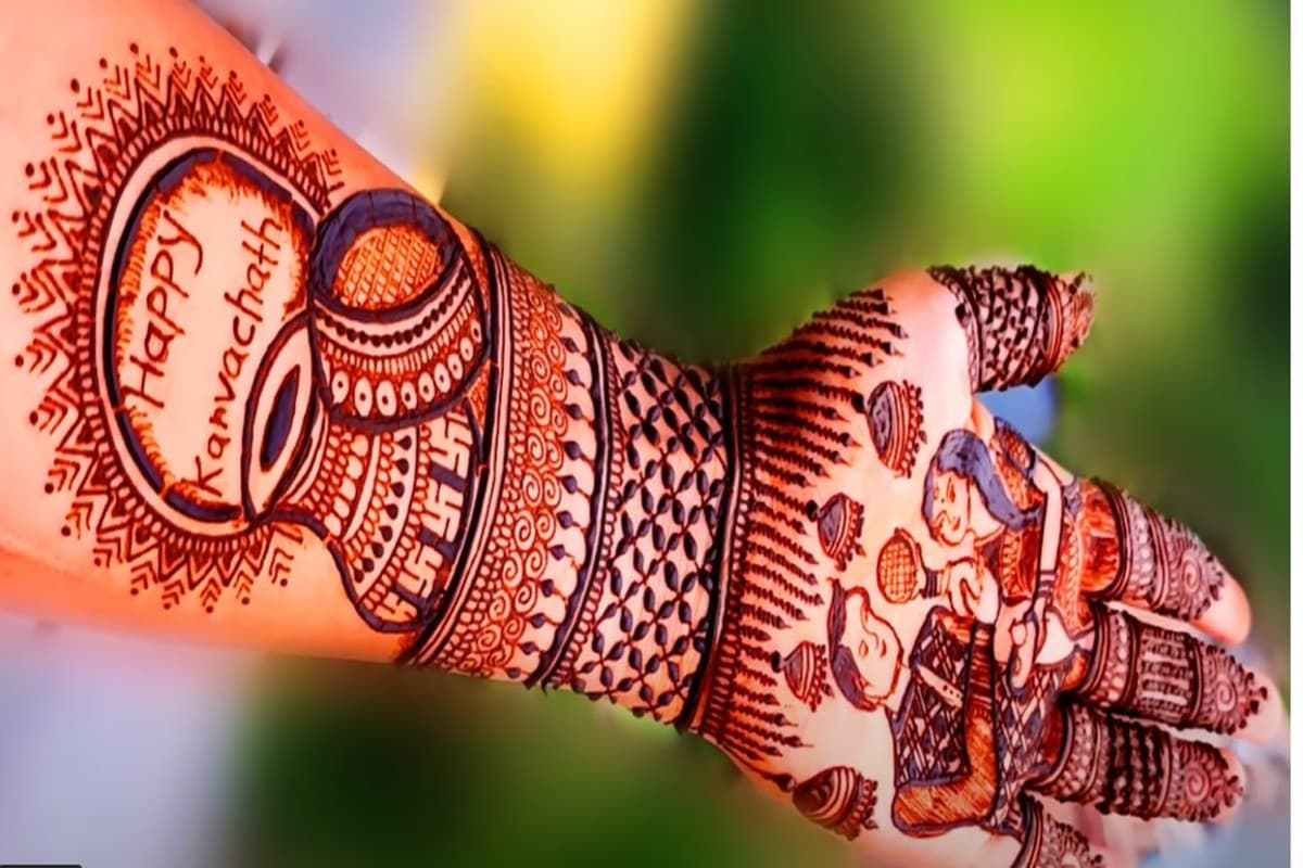 PHOTOS: करवा चौथ के एक रात पहले लगाएं ये इंस्टेंट मेहंदी, तस्वीरों में देखिए आसान लेटेस्ट न्यू मेहंदी डिजाइन