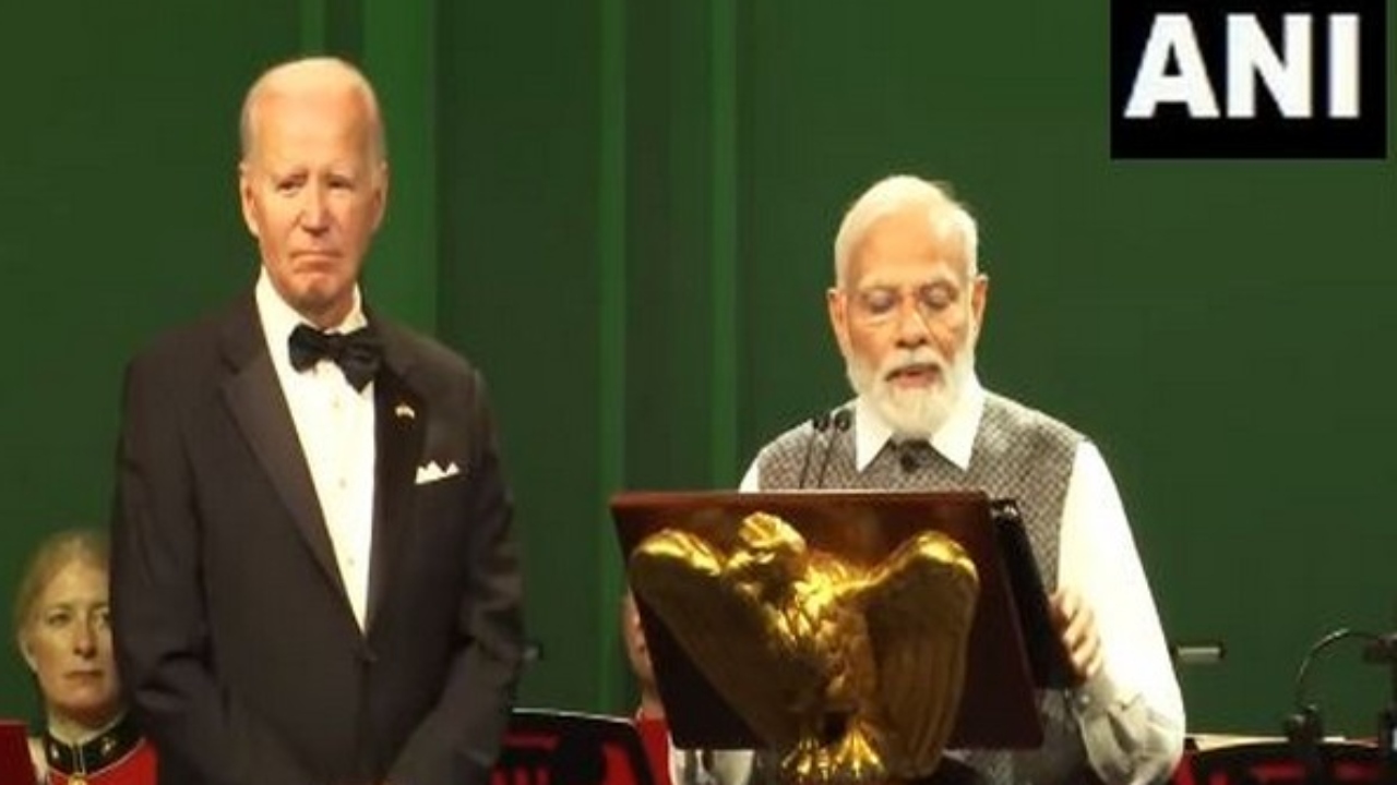 लोकतंत्र पर संदेश, आतंकवाद पर प्रहार, सबका साथ सबका विकास… बाइडन संग स्टेट डिनर में PM मोदी की 5 बड़ी बातें