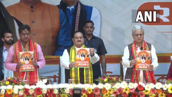 ‘हम अपने काम का करते हैं रिपोर्ट कार्ड पेश’, त्रिपुरा में BJP का घोषणा पत्र जारी करने के बाद बोले जेपी नड्डा