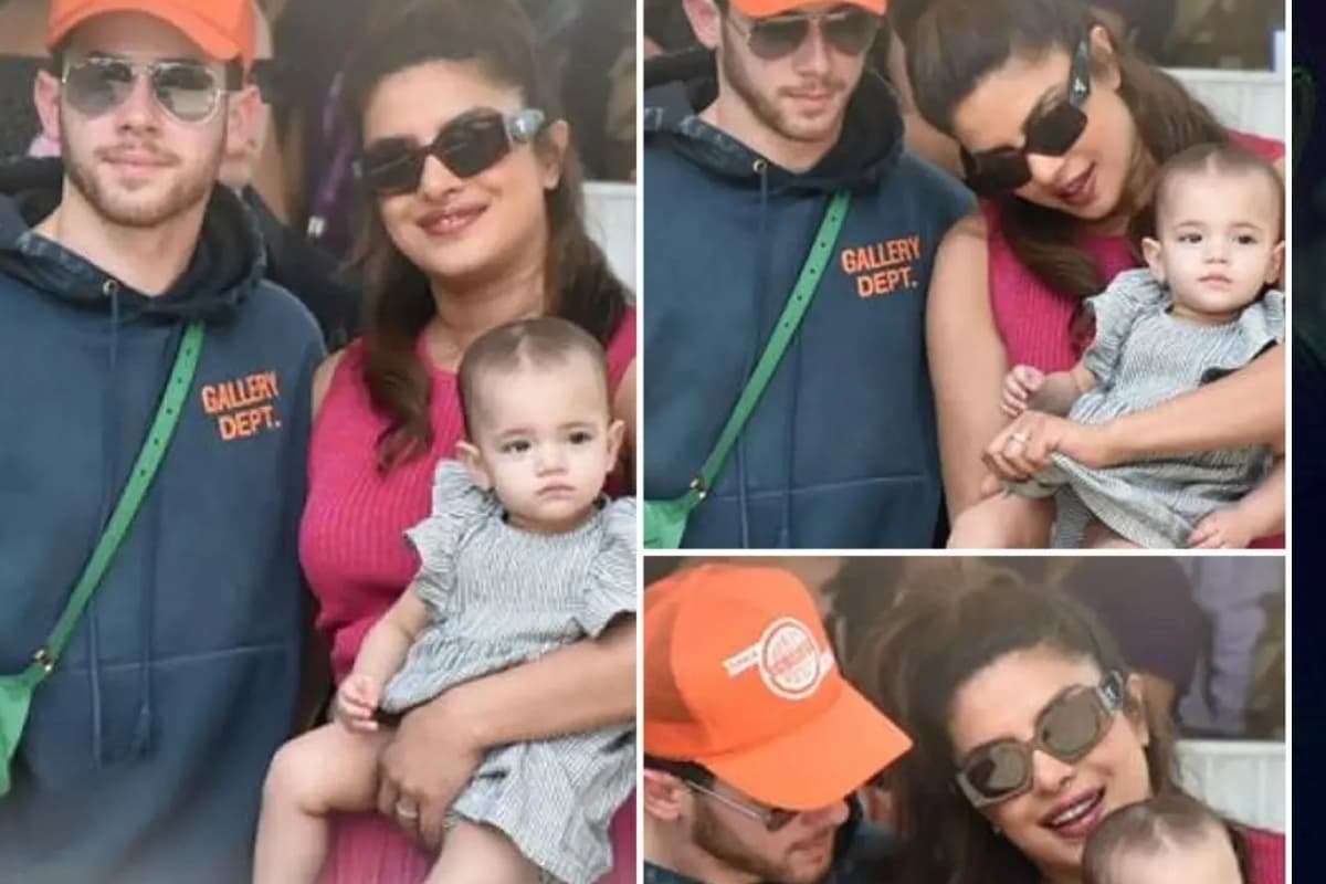 परिणीति चोपड़ा की शादी के लिए Priyanka Chopra पहुंची मुंबई, पति निक के साथ क्यूट मालती भी दिखीं, VIDEO