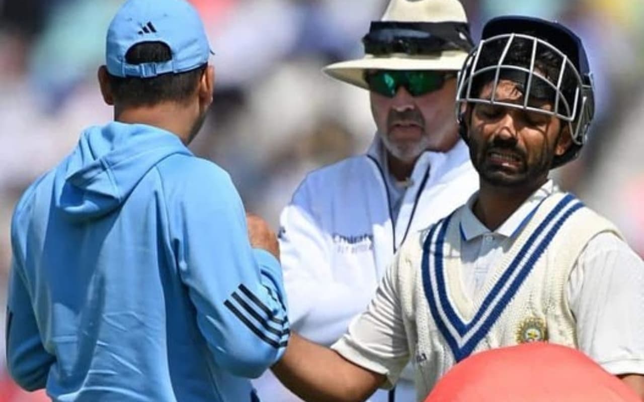 WTC Final: उंगली में चोट के बाद भी रहाणे ने थामे रखा बल्ला, पति के जज्बे को देख बीवी ने लुटाया प्यार