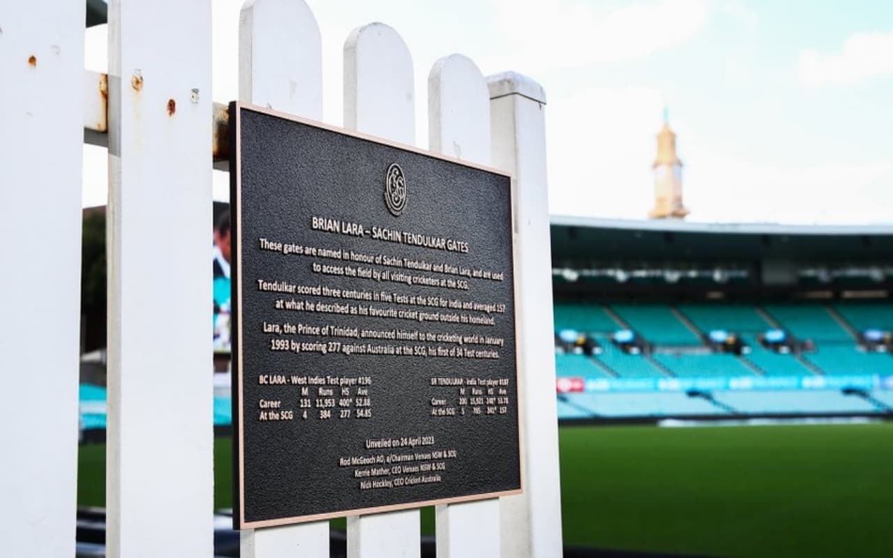 Sachin Tendulkar Birthday: जन्मदिन पर सचिन को मिला खास तोहफा, SCG ने तेंदुलकर के नाम पर गेट का किया उद्घाटन