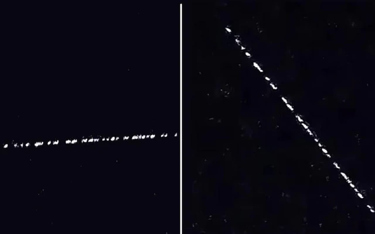 Viral Video: क्या आपने भी देखी आसमान में उड़ती ट्रेन? रहस्यमयी नजारा देख हैरान हुए लोग, जब पता चला तो…