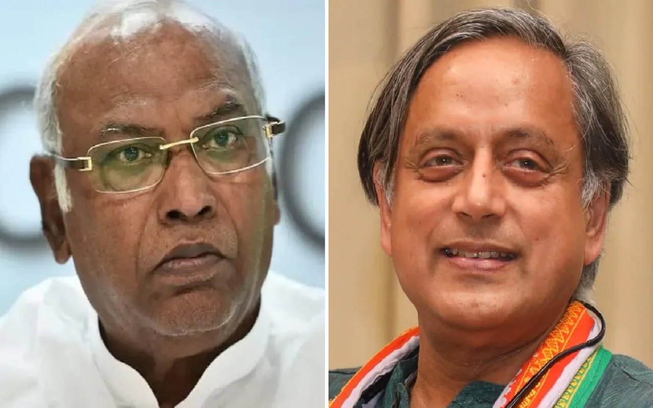 Congress President Election: खड़गे चाहते थे आम सहमति, थरूर ने चुनाव लड़ने पर दिया जोर, जानें पूरा मामला