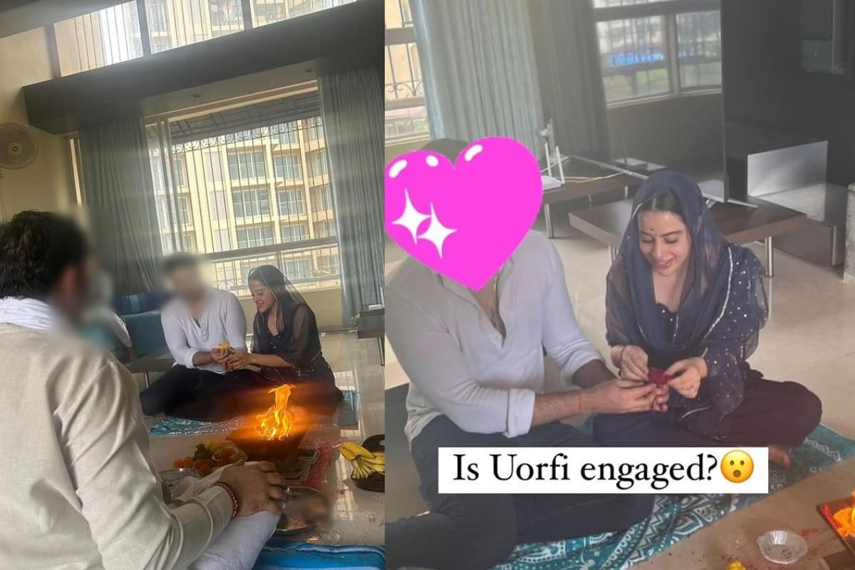 Urfi Javed Engaged: उर्फी जावेद ने गुपचुप कर ली सगाई? मिस्ट्री मैन संग हु स्पॉट, देखें रोका सेरेमनी की PHOTOS