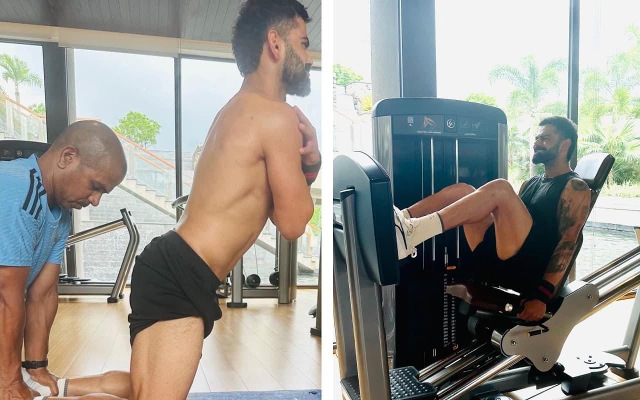 Virat Kohli: वेस्टइंडीज सीरीज से पहले जिम में जमकर पसीना बहा रहे हैं किंग कोहली, देखें दिलचस्प तस्वीरें