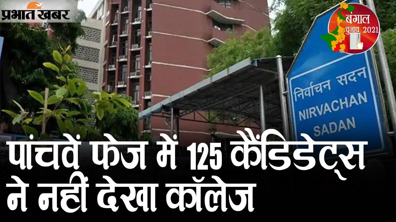 पांचवें फेज में 125 कैंडिडेट्स ने नहीं देखा कॉलेज, ADR की रिपोर्ट में खुलासा- कुल 319 प्रत्याशियों में 182 ग्रेजुएट
