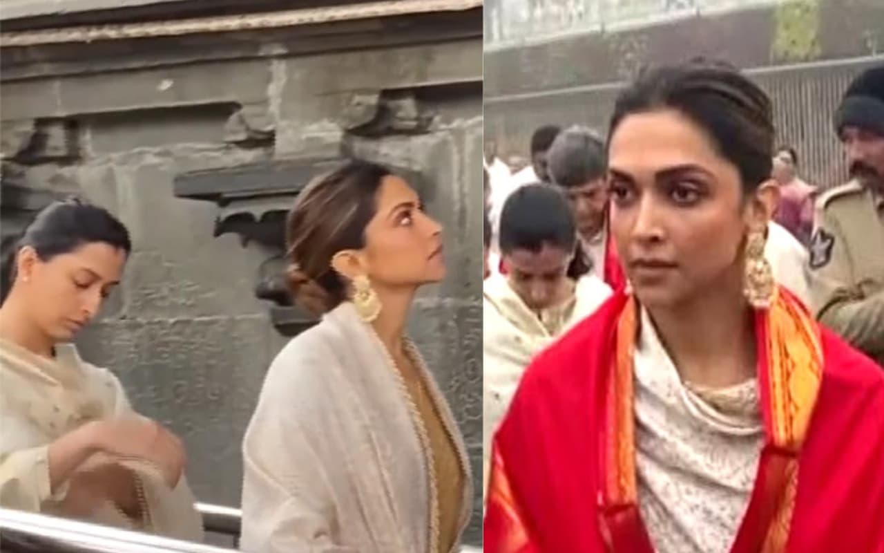 तिरुमाला मंदिर पहुंचीं दीपिका पादुकोण, साथ में नजर आई बहन, Fighter एक्ट्रेस का ये वीडियो आया सामने