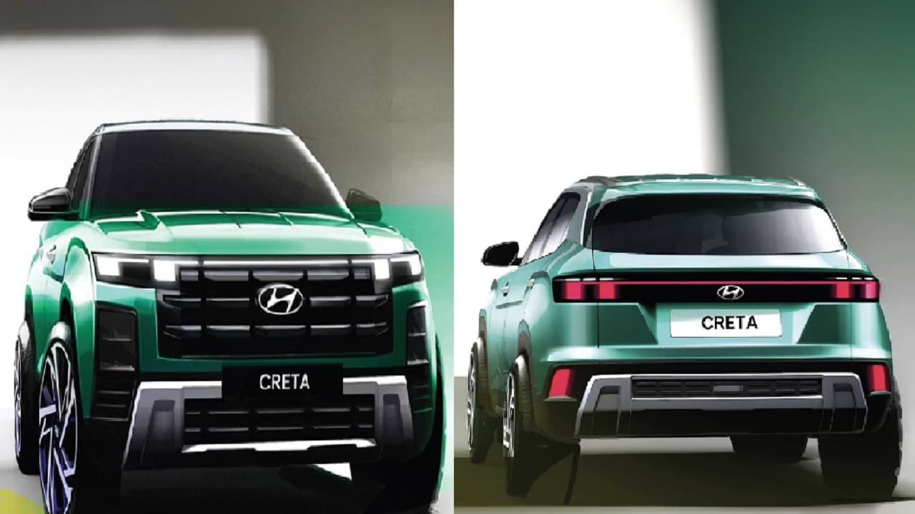 Hyundai Creta Facelift का एक्सटीरियर डिजाइन लीक! ऑनलाइन-ऑफलाइन बुकिंग शुरू