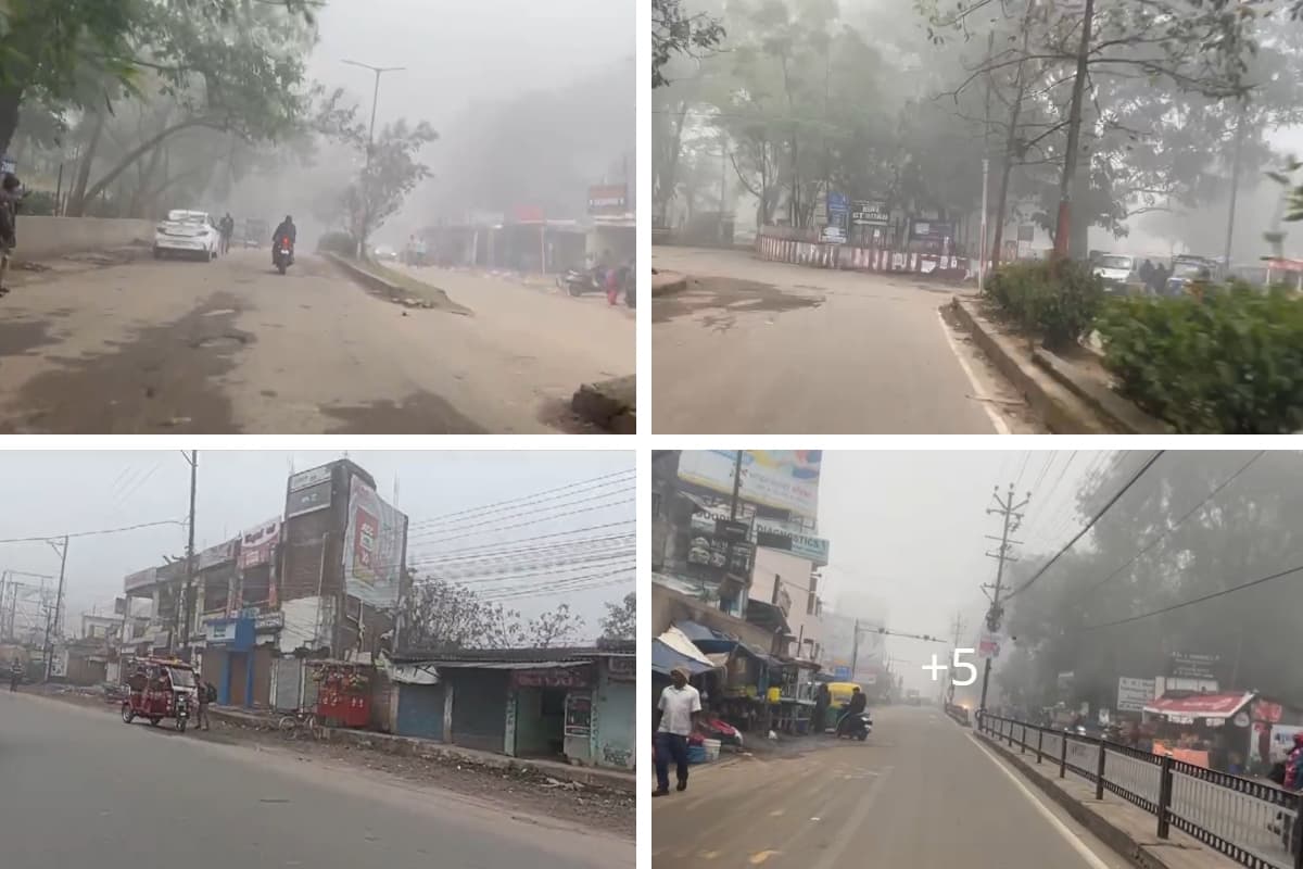 PHOTOS: कोहरे की चादर से लिपटी राजधानी रांची, फिर बन रहे झारखंड में बारिश के आसार