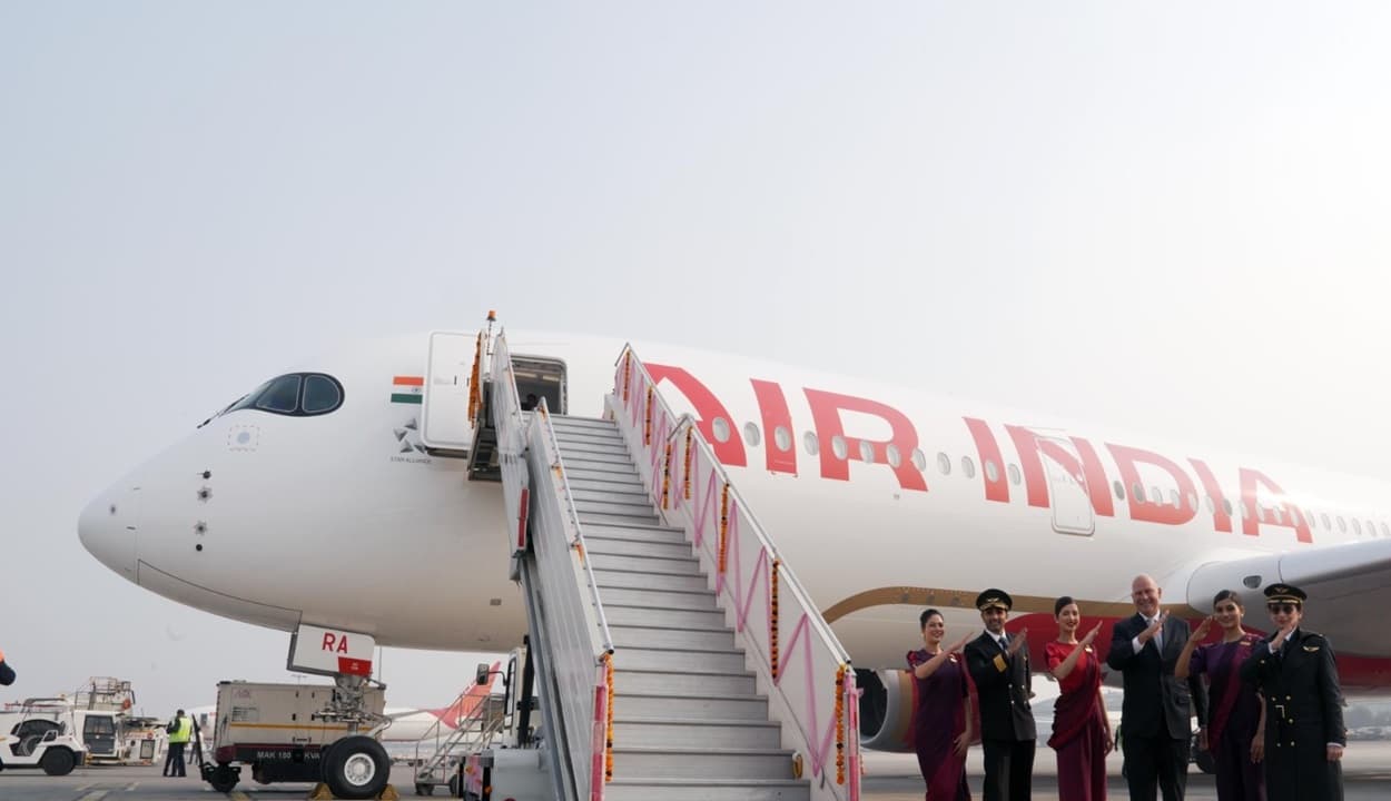 भारत पहुंचा एयर इंडिया का पहला Airbus 350 विमान, नए साल में यात्रियों को मिलेगी ये सुविधा