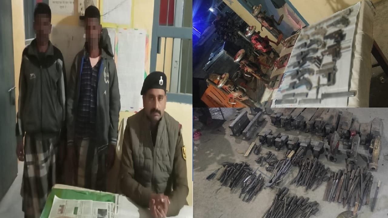 बिहार: खगड़िया में मिनी गन फैक्ट्री का खुलासा, मुंगेर के दो कारीगर बना रहे थे हथियार, STF ने खदेड़कर पकड़ा