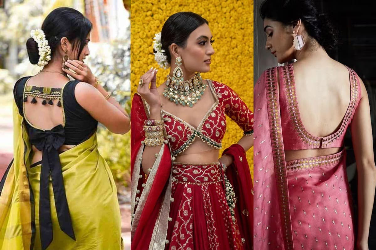 Latest Blouse Design: बैकलेस और वन शोल्डर ब्लाउज पहनकर अपनाएं Trending लुक