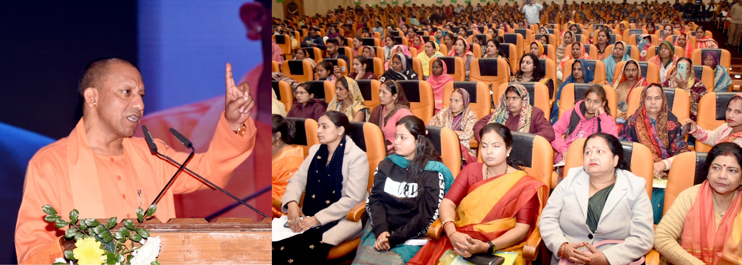 नारी शक्ति वंदन सम्मेलन में बोले सीएम योगी, महिला आत्मनिर्भर तो समाज स्वतः होगा सशक्त