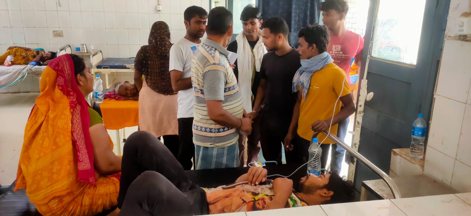 साहिबगंज में डीबीएल के पुल निर्माण साइट पर हादसा, एक मजदूर की मौत, 2 घायल