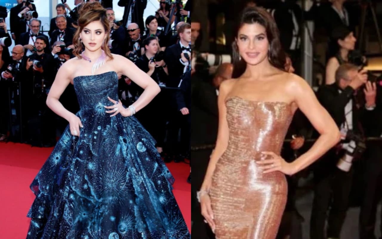 Cannes 2024: गोल्डन ड्रेस में सोने सी चमकती दिखी जैकलीन फर्नांडीज, ब्लू ड्रेस में कयामत बनकर रेड कार्पेट पर उतरीं उर्वशी रौतेला