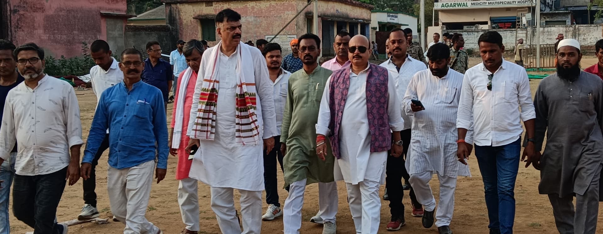 कांग्रेस के राष्ट्रीय अध्यक्ष मल्लिका अर्जुन खड़गे आज बरही में