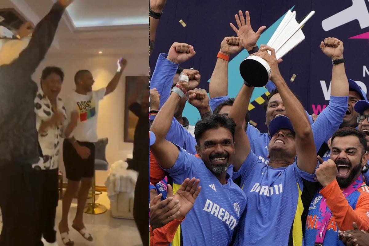 T-20 World Cup Final: टीम इंडिया के मैच जीतते ही खुशी से उछल पड़े शिखर धवन