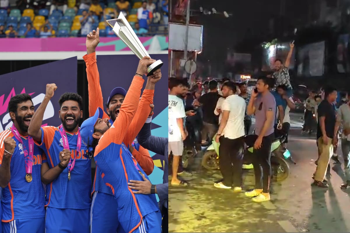 T20 World Cup 2024: एमएस धोनी के शहर में ऐसे मना जीत का जश्न, देखें वीडियो