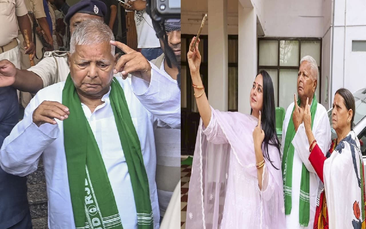 लालू यादव गमछे की वजह से विवाद में घिरे, BJP ने चुनाव आयोग से की शिकायत, केस दर्ज करने की मांग