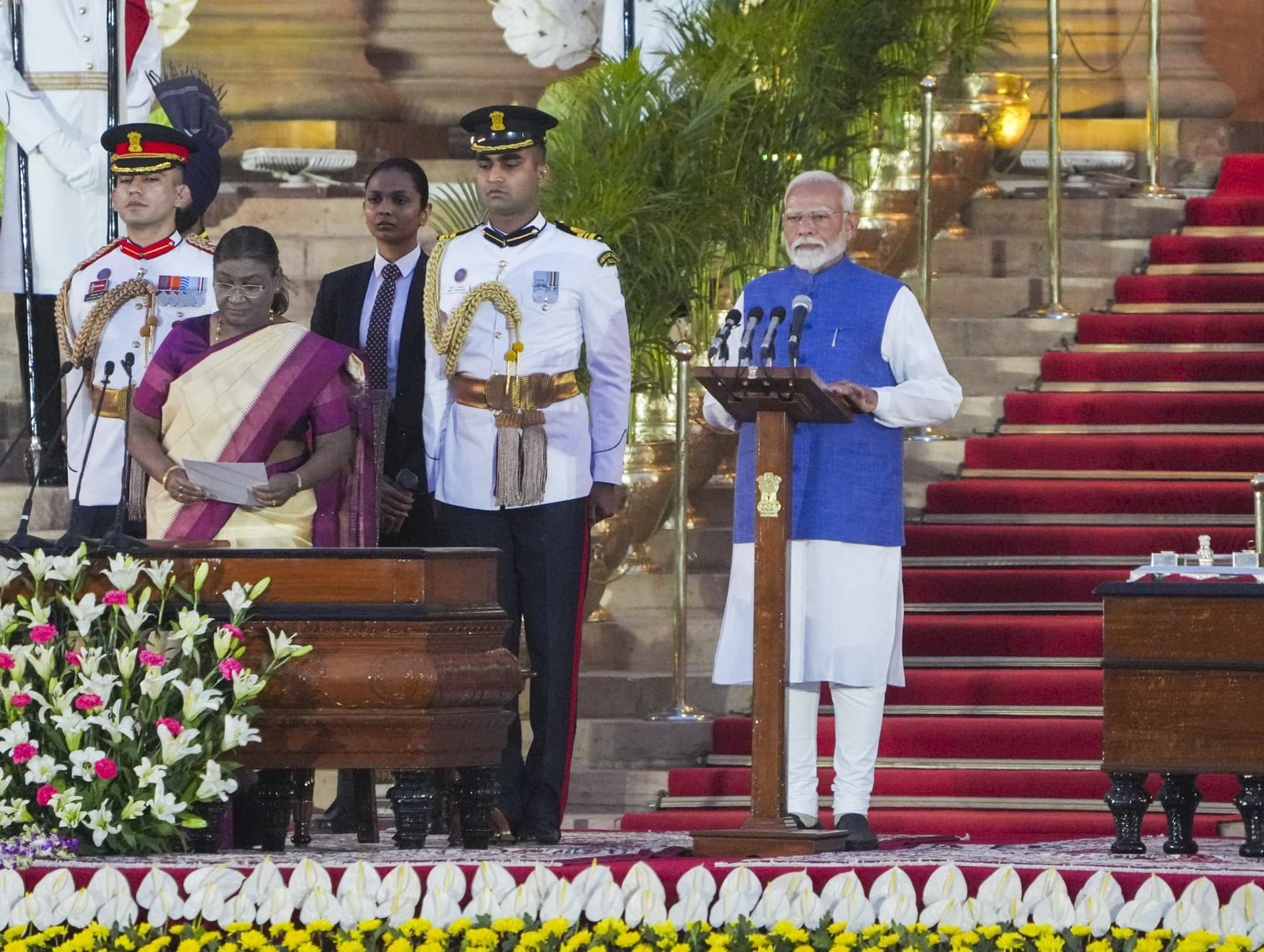 Narendra Modi: नरेंद्र मोदी ने रिकॉर्ड तीसरी बार प्रधानमंत्री पद की शपथ ली, ऐसा रहा उनका राजनीतिक सफर