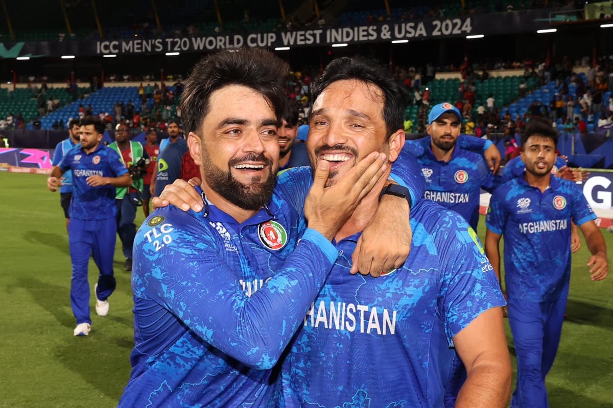 सेमीफाइनल में जगह पक्की करने के बाद राशिद खान ने क्यों ब्रायन लारा को दिया श्रेय, कहा-मेरे पास बयां करने के लिए…