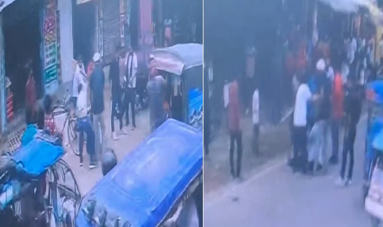 भागलपुर में जेडीयू महानगर अध्यक्ष को लाठी-डंडों से पीटा, बाजार में घसीटा, सीसीटीवी फुटेज वायरल
