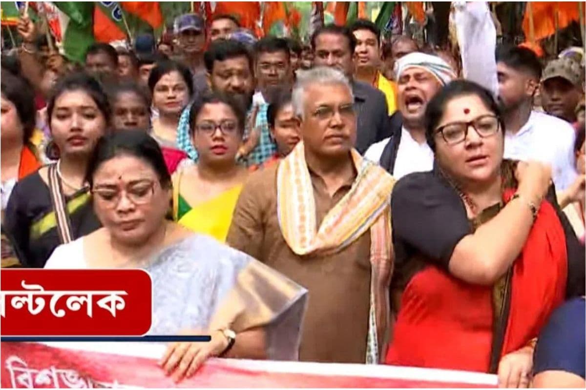 Kolkata Doctor Murder : कोलकाता डाॅक्टर हत्याकांड मामले को लेकर भाजपा का स्वास्थ्य भवन घेराव अभियान