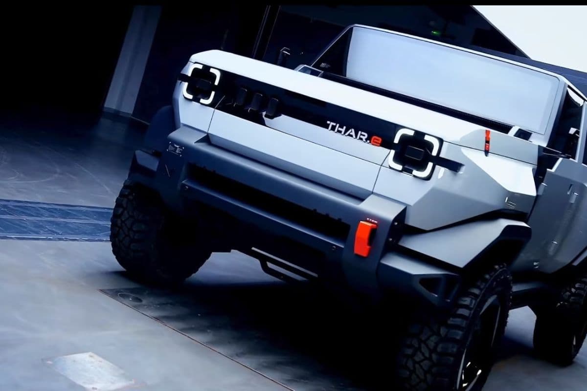 Thar Roxx के बाद अब बारी इलेक्ट्रिक थार की, 500km की रेंज के साथ होगी लॉन्च
