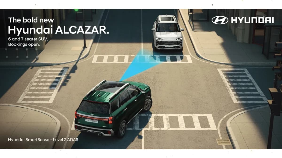New Hyundai Alcazar के नए फीचर्स, ADAS और इंजन स्पेक्स के बारे में, देखे डिटेल्स